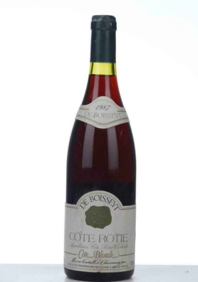 De Boisseyt Cote Rôtie Côte Blonde 1987