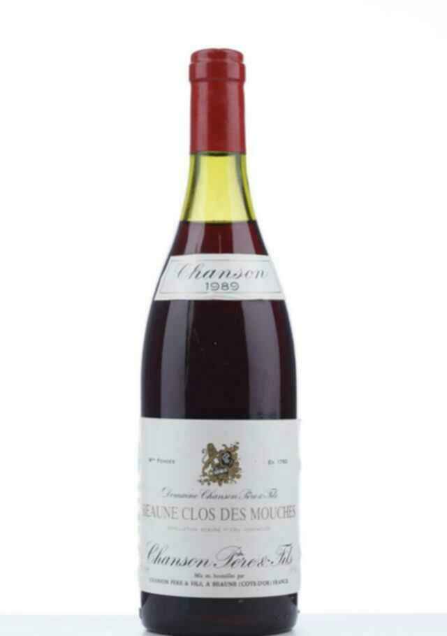 Chanson Pere Et Fils Beaune Clos Des Mouches Rouge 1er Cru 1989