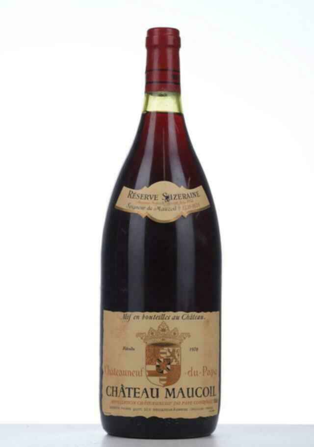 Chateau Maucoil Chateauneuf Du Pape Maucoil Reserve Suzeraine 1978