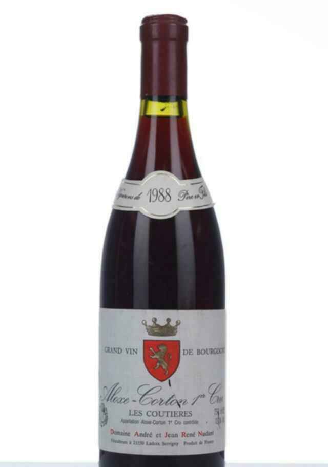 Andre Et Jean Rene Nudant Aloxe Corton Les Coutieres 1er Cru 1988