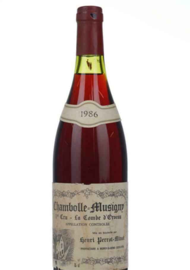 Henri Perrot Minot Chambolle Musigny La Combe D'orveau 1986