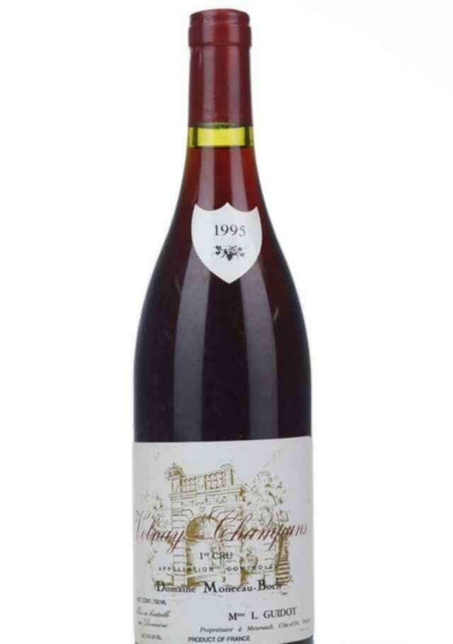 Monceau Boch Volnay Champans 1er Cru 1995