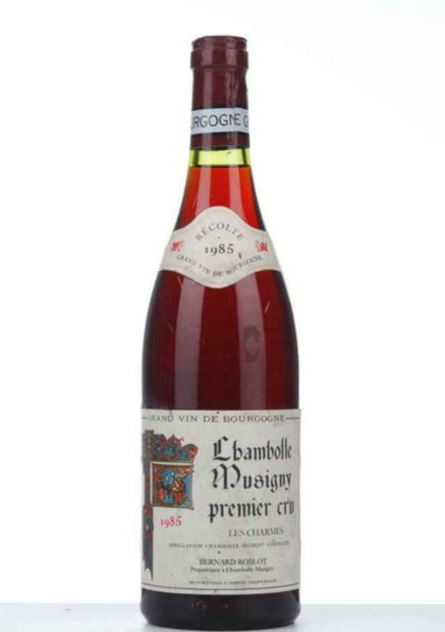 Bernard Roblot Chambolle Musigny Les Charmes 1er Cru 1985