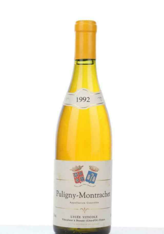 Domaine Du Lycee Viticole De Beaune Puligny Montrachet 1992