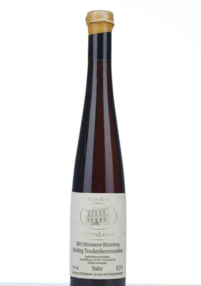 Gottelmann Munsterer Rheinberg Riesling Trockenbeerenauslese 2003