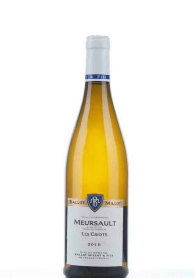 Ballot Millot Meursault Les Criots 2010