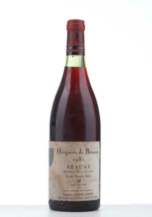 Louis Jadot Hospices De Beaune Beaune Cuvee Nicolas Rolin 1981
