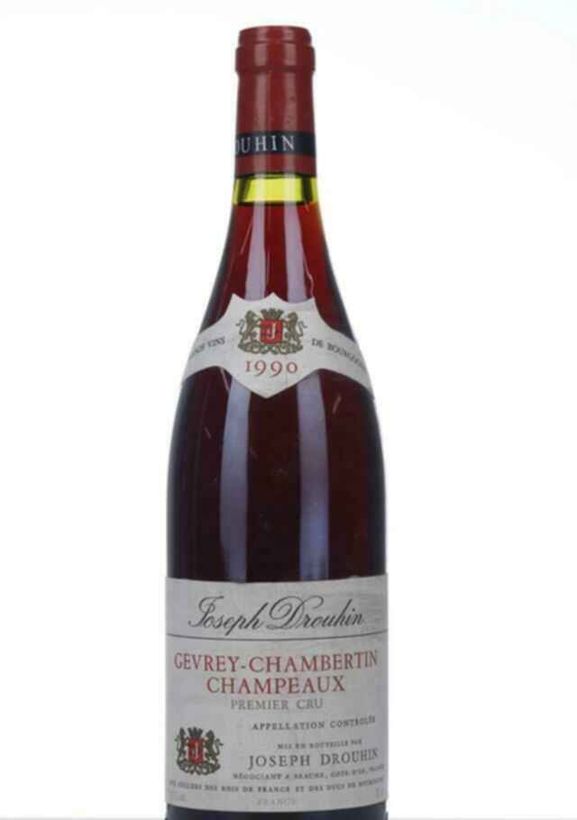 Jospeh Drouhin Gevrey Chambertin Champeaux 1er Cru 1990