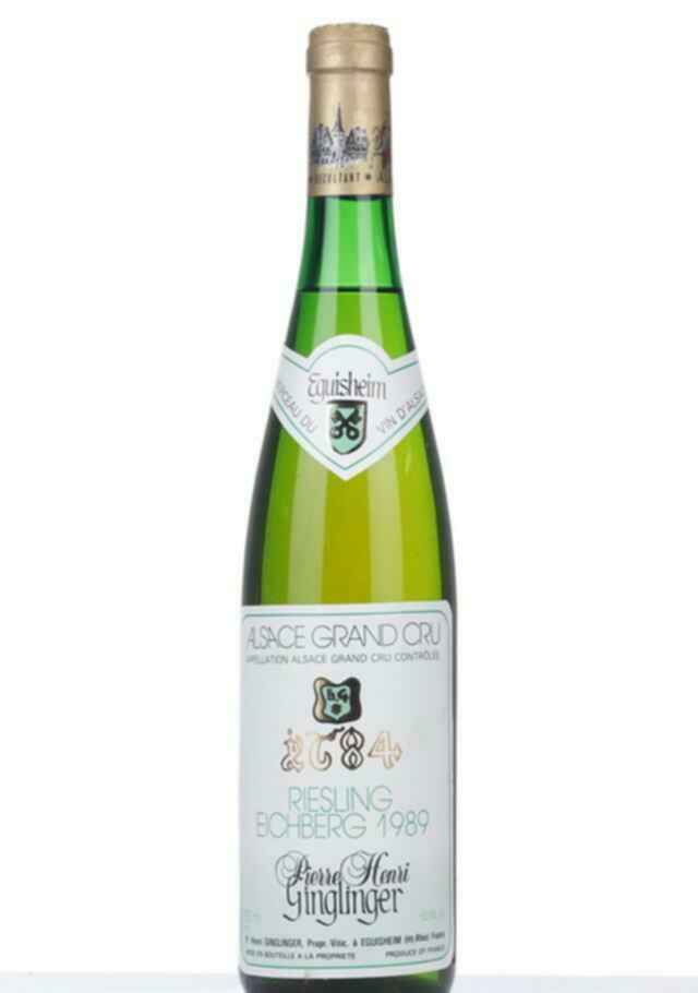 Pierre Henri Ginglinger Riesling Eichberg 1989