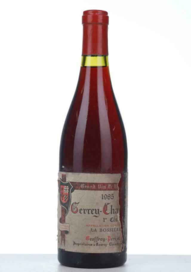 Harmand Geoffroy Gevrey Chambertin 1er Cru La Bossière 1985