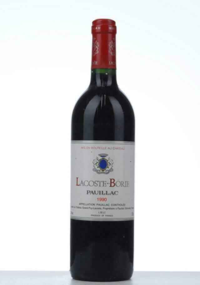 Chateau Grand-puy-lacoste Lacoste-borie 1990