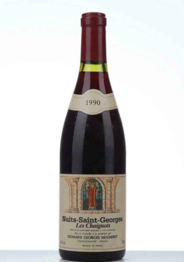 Georges Mugneret Gibourg Nuits St Georges Les Chaignots 1er Cru 1990