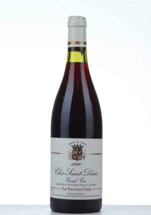 Le Savour Club Clos St Denis Grand Cru 1990