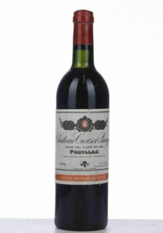 Chateau Croizet Bages, 1979