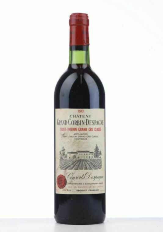 Chateau Grand Corbin Despagne, 1981