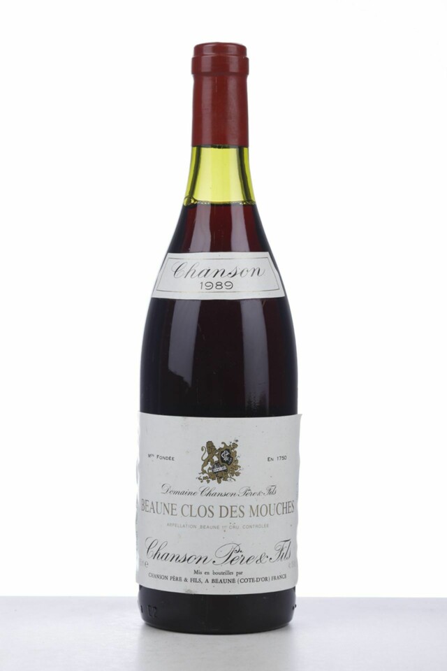 Chanson Beaune Clos Des Mouches Blanc 1er Cru, 1989