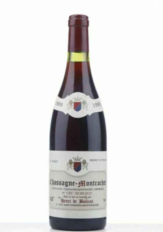 Henri De Boileau Chassagne Montrachet Rouge Morgeot 1er Cru, 1989