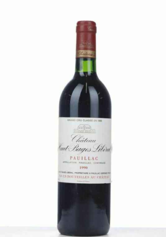 Chateau Haut Bages Liberal, 1990