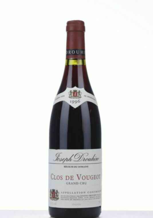 Joseph Drouhin Clos De Vougeot Grand Cru, 1996