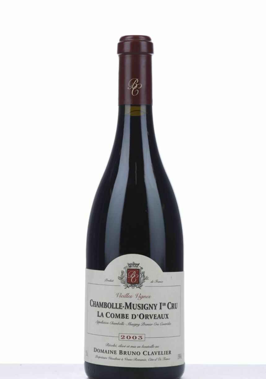 Bruno Clavelier Chambolle Musigny La Combe D'orveaux Vieilles Vignes 1er Cru, 2003