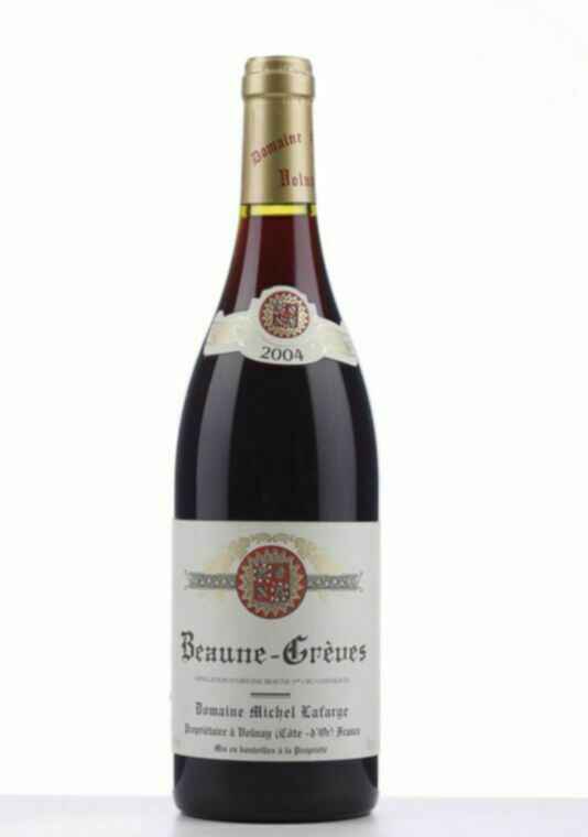 Michel Lafarge Beaune Les Grèves 1er Cru, 2004