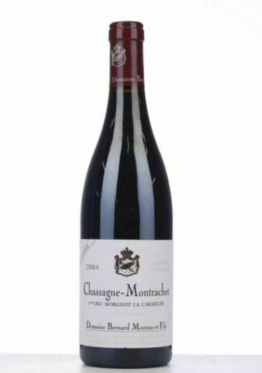 Bernard Moreau Chassagne Montrachet Morgeot La Cardeuse Rouge 1er Cru, 2004