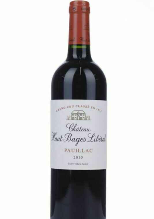 Chateau Haut Bages Liberal, 2010