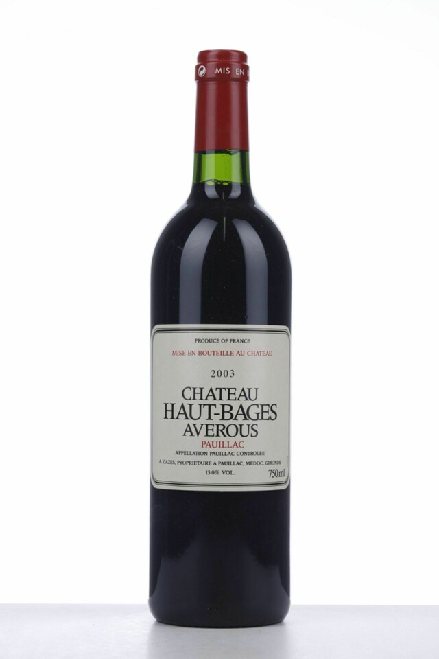 Chateau Lynch Bages Haut Bages Averous, 2003