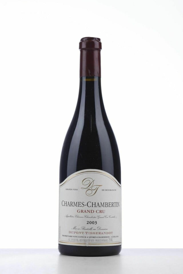 Dupont Tisserandot Charmes Chambertin Grand Cru, 2003