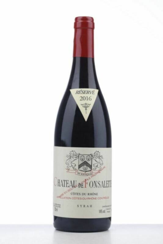 Rayas Chateau De Fonsalette Reserve Syrah, 2016