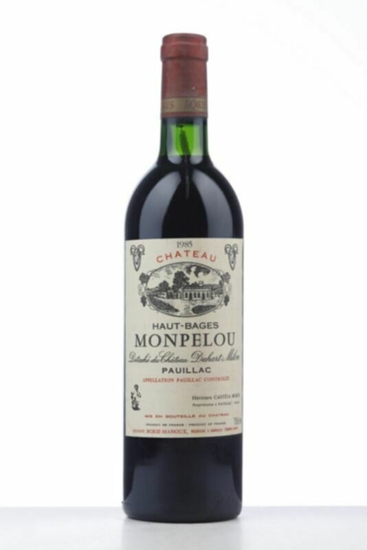Chateau Haut Bages Monpelou, 1985