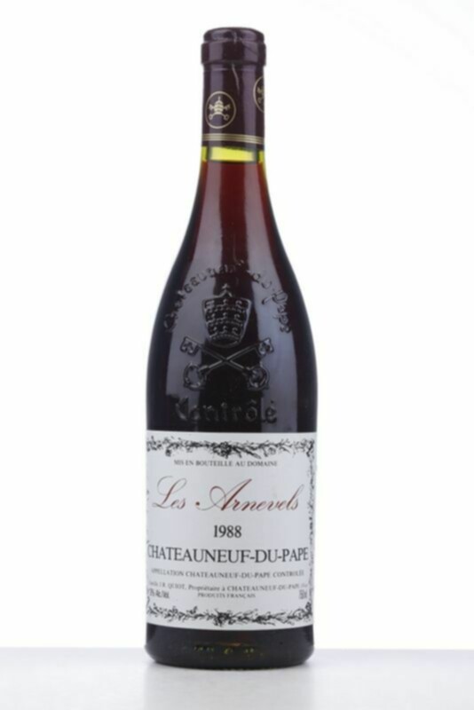 J.r.quiot Chateauneuf Du Pape Les Arnevels, 1988