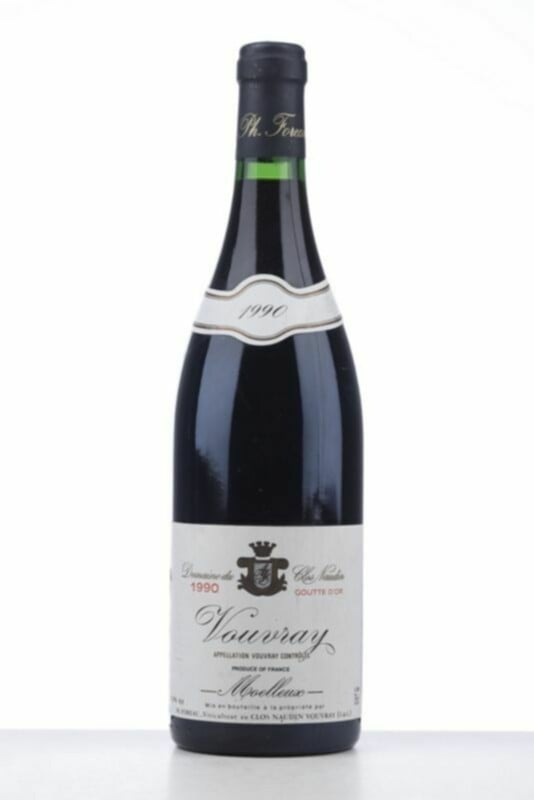 Foreau Clos Naudin Vouvray Goutte D'or Moelleux, 1990