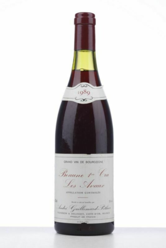 Andre Guillemard Beaune Les Avaux (rouge), 1989