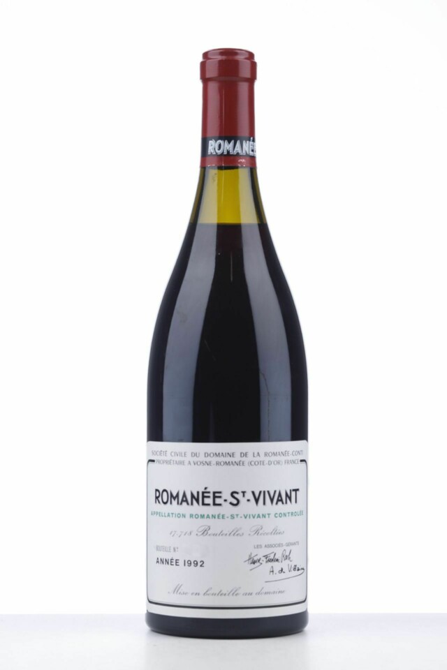 De La Romanee Conti Romanee Saint Vivant Grand Cru, 1992
