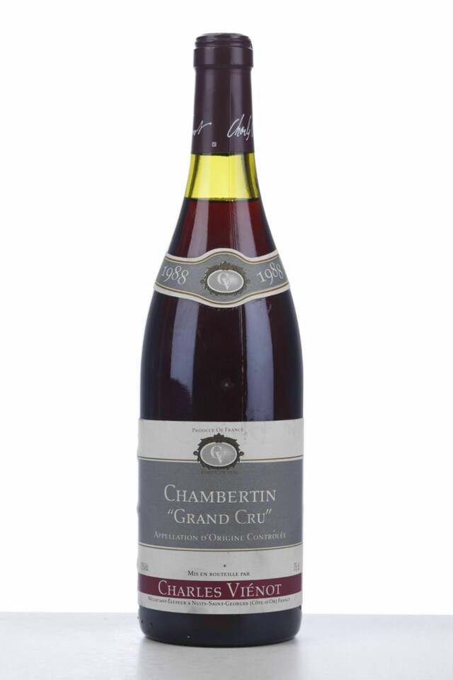 Charles Vienot Chambertin Grand Cru, 1988