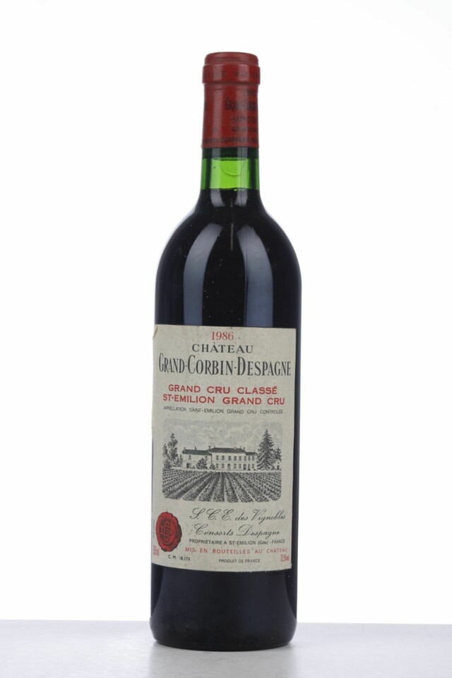 Chateau Grand Corbin Despagne, 1986