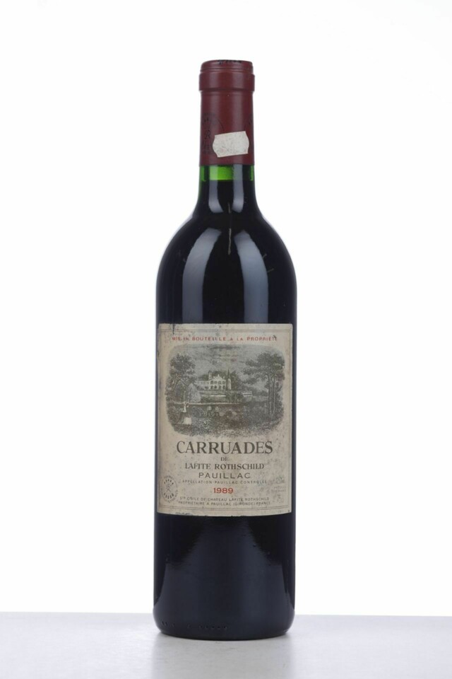 Chateau Lafite Rothschild Carruades De Lafite, 1989