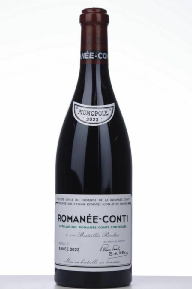 De La Romanee Conti Romanee Conti Grand Cru, 2023