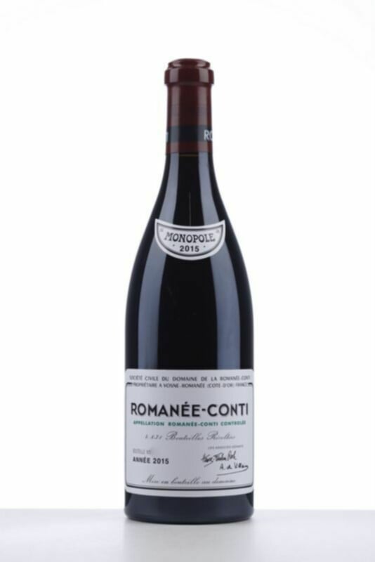 De La Romanee Conti Romanee Conti Grand Cru, 2015