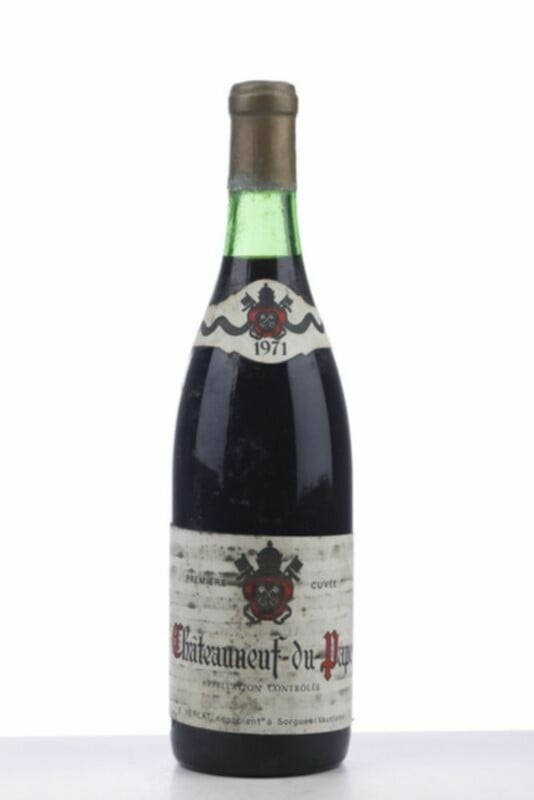 Verlat Chateauneuf Du Pape Premiere Cuvee, 1971