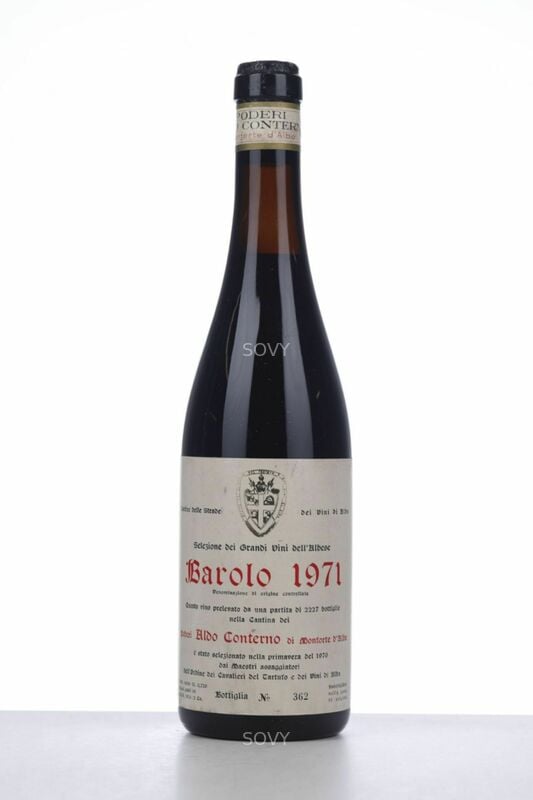 Aldo Conterno Barolo Cavalieri Del Tartufo, 1971