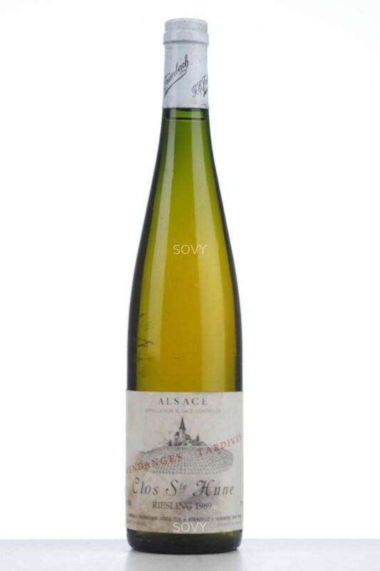 Trimbach Riesling Clos Sainte Hune Vendanges Tardives, 1989