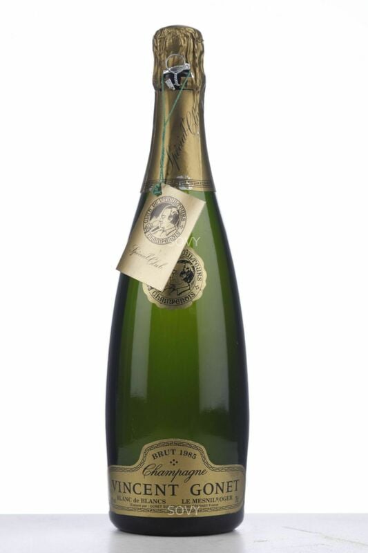 Champagne Vincent Gonet Special Club Brut Blanc De Blancs, 1985