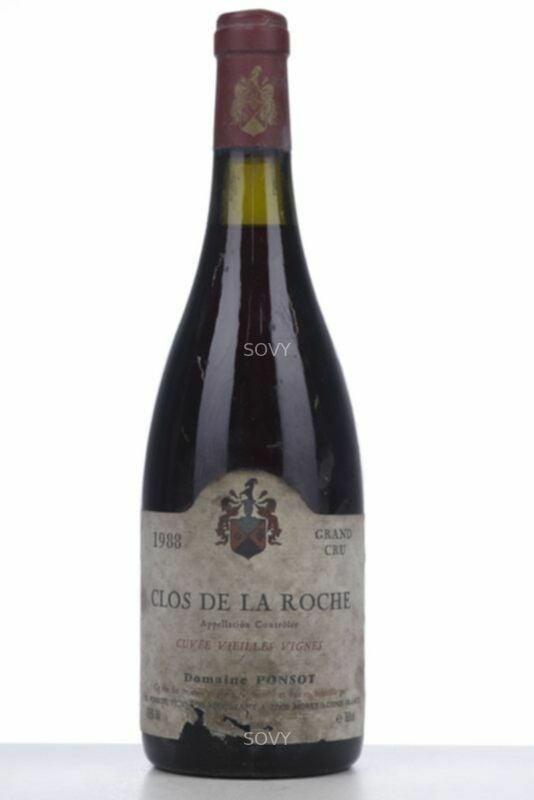 Ponsot Clos De La Roche Cuvee Vieille Vignes Grand Cru, 1988