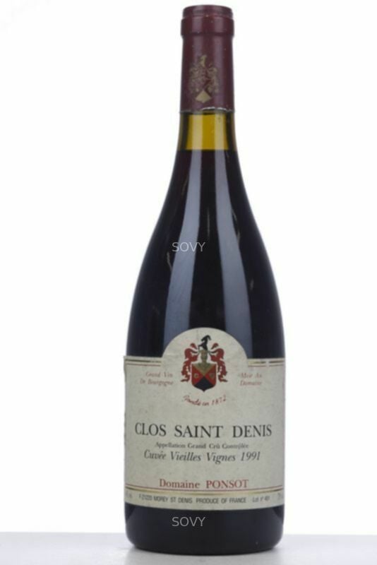 Ponsot Clos St Denis Cuvee Tres Vieilles Vignes Grand Cru, 1991