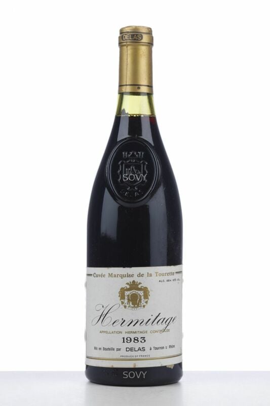 Delas Hermitage Cuvee Marquise De La Tourette, 1983