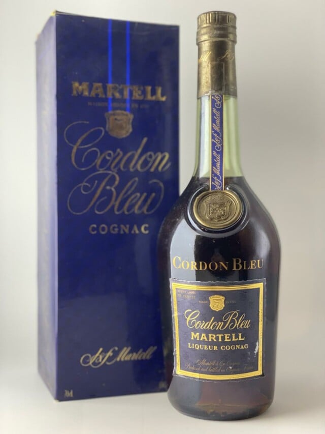 Martell Cordon Blue with blue box international version 80s