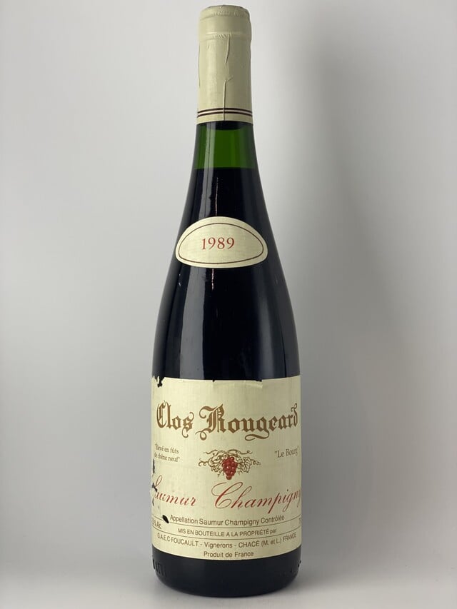 Clos Rougeard Saumur Champigny Le Bourg, 1989