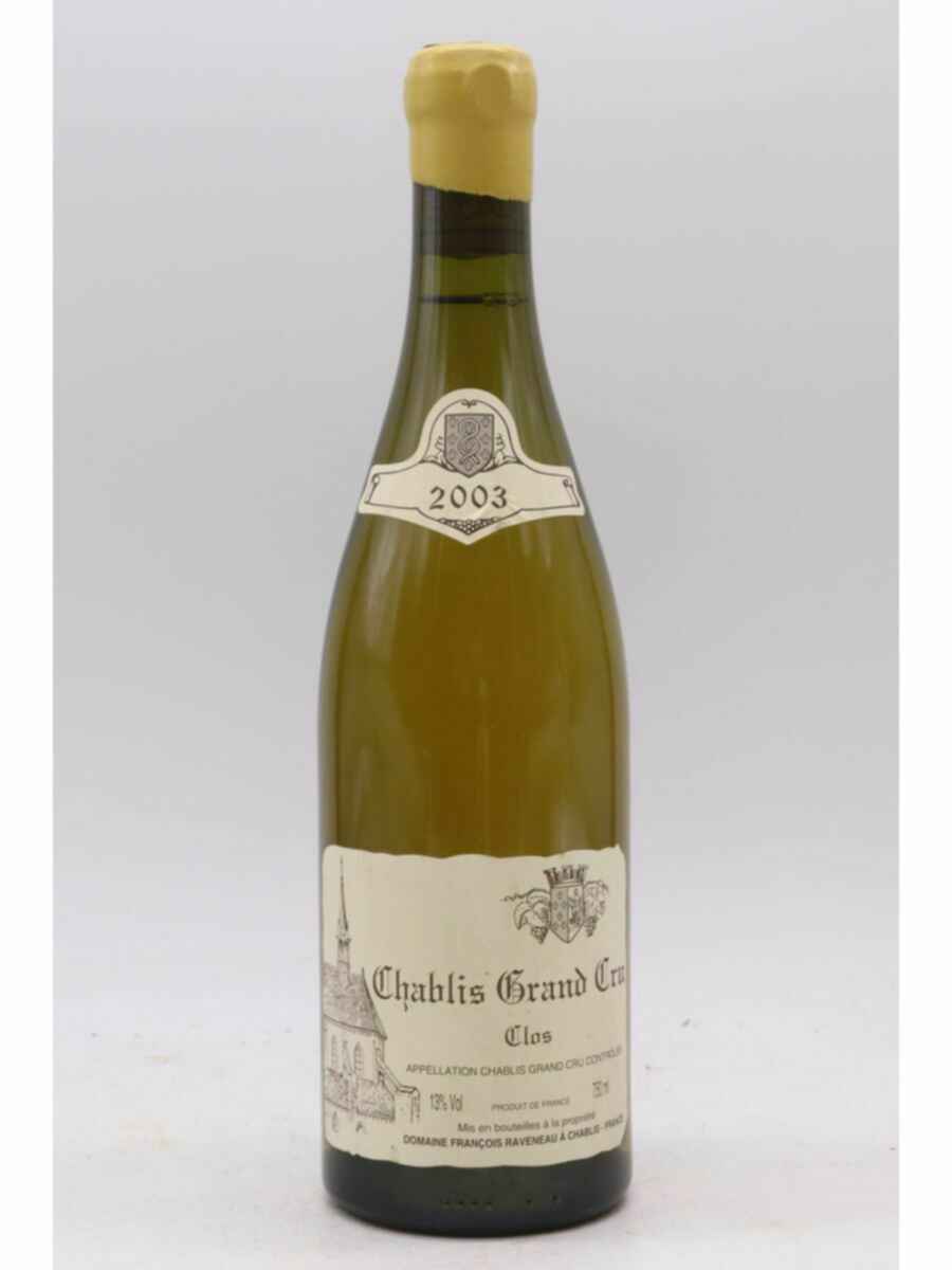Raveneau Chablis Grand Cru Clos 2003